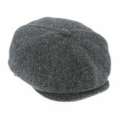 Handcrafted in Italy, the Belfry Onofre is a classic newsboy cap made of a hefty 100% wool. This stylish cap features a prominent herringbone pattern of rich grays and black. Its medium curved peak allows for an enhanced and deep fit. The interior is fully lined in a soft cotton fabric for an added layer of warmth. Perfect for cold weather, the Onofre will keep you warm and stylish all winter long. FEATURES Style: NewsboyMaterial: 100% Wool Dimensions: 2" Sewn BrimInterior: Fully Lined