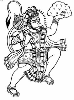 Hanuman Tattoo, राधा कृष्ण वॉलपेपर, Indian God, इंस्टाग्राम लोगो, Hanuman Wallpaper, Lord Ganesha Paintings, Hanuman Ji, Mandala Art Lesson