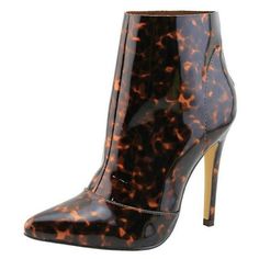 Tortoise Shell Pointed Toe Stiletto Ankle Boot Nwob Shoes Were Exposed To A Retail Environment. They Were Tried On But Never Worn. Features A High Gloss Sheen Over Tortoise Shell Print Across Entire Shoe. Back Zipper Closure. Pointed Toe Paired With Stiletto Heel. Man Made Materials. Approximate Heel Height 4 1/2 Inches High Heel Leopard Print Heels For Fall, Leopard Print High Heel Boots For Party, Leopard Print High Heel Boots For Fall, Leopard Print Closed Toe Heels For Fall, Leopard Print High Heels For Fall, Fall Leopard Print High Heel Shoes, Leopard Print Boots For Fall Party, Fall Leopard Print Closed Toe Heels, Fall Leopard Print High Heels