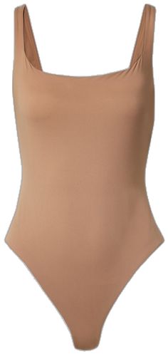 Stretch Bodysuit With Moderate Back Coverage, Fitted Smoothing One-piece Leotard, Micro-elastic Leotard With Lined Body, Smoothing Fitted One-piece Leotard, Sleeveless Smoothing Elastane Bodysuit, Sleeveless Micro-elastic Leotard, Fitted One-piece Elastane Leotard, Stretch Seamless One-piece Leotard, Seamless Elastane Bodysuit