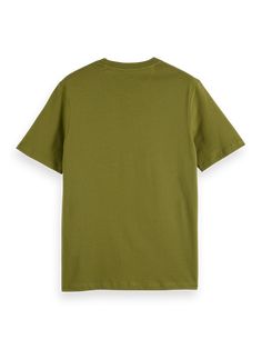 Eco-friendly and stylish, this organic cotton T-shirt features a discreet logo and is perfect for a sustainable wardrobe. Wear it to eco-cafes or green markets. This piece is where timeless design meets the trends of the present. 15.75" across chest 27.5" center back length 100% Cotton - Organic Wash - 30 Degrees Normal Essentials Logo, Sustainable Wardrobe, Moss Green, The Present, Logo T Shirt, Tshirt Logo, Cotton T Shirt, Timeless Design, Organic Cotton