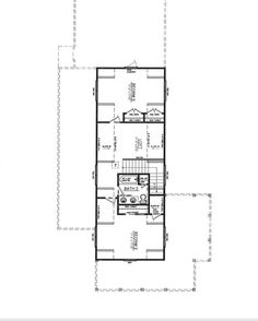 the floor plan for a two story house