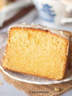 a slice of cake sitting on top of a plate