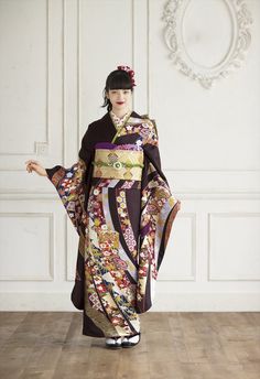 Japanese Kimono Fashion, Asian Traditional Fashion, Komatsu Nana, Japanese Costume, Nana Komatsu, Japanese Dress