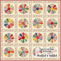 Muffet’s Tuffet Downloadable Pattern by American Jane Patterns Applique Books, Dresden Plate Quilt, Dresden Plate, Pretty Quilt, Star Quilt Patterns, Knitting Books, How To Finish A Quilt, Crochet Books, Shirt Quilt