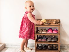 "Introducing Hexagonica Toddler Shoe Shelf, a beautifully crafted piece of furniture designed to enhance your nursery decor while providing a functional solution for organizing your children's shoes. 📏DIMENSIONS📏 Height: 17\" Width: 13\" Depth: 7\" Constructed with meticulous attention to detail, this shoe shelf is made from high-quality sanded plywood, ensuring both durability and a sleek, modern aesthetic. Its lightweight design makes it easy to move and reposition as needed, while the absen Montessori Shoe Rack, Baby Shoe Rack, Kids Shoe Storage Ideas, Toddler Shoe Organization, Toddler Shoe Storage, Kids Shoe Rack, Baby Shoe Storage, Kids Shoe Storage, Strange Design