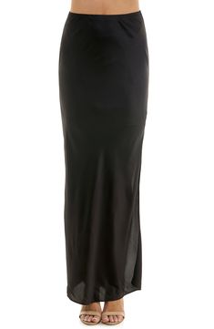 Complete your look with the understated sophistication of this smooth satin maxi skirt. 100% polyester Machine wash, line dry Imported Satin Maxi Skirt, Satin Maxi, Nordstrom Store, Black Fits, Nordstrom Rack, Maxi Skirt, Nordstrom, Satin, Skirt