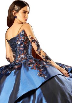 Long Sleeve Ball Gown With Fitted Bodice For Quinceanera, Long Sleeve Ball Gown For Quinceanera And Prom Season, Long Sleeve Fitted Bodice Ball Gown For Quinceanera, Elegant Long Sleeve Ball Gown For Quinceanera, Fitted Long Sleeve Ball Gown For Quinceanera, 2022 Style, Quinceanera Dress, Corset Back, Grand Entrance