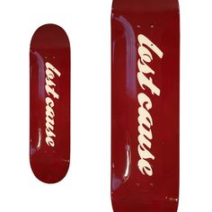 a red skateboard with the word coca cola on it's bottom and bottom