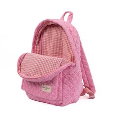 Strawberry - Backpack - Moon Nude Candy Backpack, Gingham Interior, Better Everyday, Summer Wishlist, My Shopping List, Quilted Backpack, Vanity Bag, Cute Backpacks, Pretty Bags