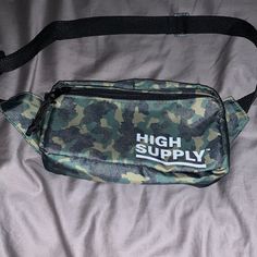 Like New High Supply 420 Belt Bag / Fanny Pack. Never Used. I Purchased As A Gag Gift But Never Gave It Away. All I Can Say Is That Which Is Understood Needs Not To Be Explained Casual Rectangular Chest Bag For Streetwear, Casual Mobile Phone Bag For Streetwear, Green Rectangular Streetwear Bag, Green Bag With Adjustable Strap For Streetwear, Casual Green Belt Bag With Mobile Phone Holder, Casual Green Belt Bag With Phone Holder, Casual Green Belt Bag For Mobile Phone, Trendy Streetwear Pouch Bag, Urban Green School Bag