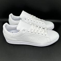 Adidas Stan Smith Tennis Shoes Style# Fx5500 Color:Cloud/White Men’s Size 13 Brand New With Tags!! *No Rips Or Tears *Smoke Free Home *Photos Are Of The Actual Product *Packaged With Care *Ships In 1 Business Day *Buy With Confidence Reasonable Offers Welcome! We List New Items Weekly! Don’t Miss Out, Follow Us Now! Reach Out To Us If You Have Any Questions! 231812 White Slip-resistant Synthetic Sneakers, White Lace-up Walking Shoes For Streetwear, Classic Lace-up Custom Sneakers For Sports, Synthetic Plain Toe Sneakers For Sports, Synthetic Sports Sneakers, Slip-resistant Sneakers For Streetwear, Slip-resistant Lace-up Shoes For Streetwear, Classic Adidas Sneakers In Synthetic Material, Classic Adidas Sneakers In Synthetic