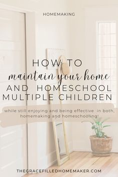 Homemaking while homeschooling, homemaking and homeschooling, biblical homemaking, biblical homeschool, christian homemaking, christian homeschool, homemaking tips, encouragement for homemakers, homeschool mom tips Easy Homeschool Meals, Homeschool Mom Cleaning Schedule, Homeschool Mom Style, Homeschool In Kitchen, Sahm Homeschool Schedule, Homeschool Vision Board, Minimal Homeschool Room, Good And Beautiful Homeschool, I Want To Be That House