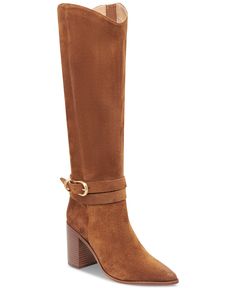 in stock Dress Boots, Wide Calf Boots, Wide Calf, Calf Boots, Dress And Heels, Tall Boots, Brown Suede, Dress With Boots, Brown Boots