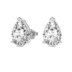 14K White Gold , 3 Carat Lab Grown Solitaire 3 Prong Pear Diamond Stud Earring, Diamond color- F-G, Diamond Clarity- VS1-VS2, Earring Type - 3 Prong Pear Solitaire Stud Earrings, Primary Stone Shape - pear-shape , Authenticated with a 14K Stamp Gia Certified Classic Teardrop Diamond Earrings, Classic Teardrop Gia Certified Diamond Earrings, Classic Gia Certified Teardrop Diamond Earrings, Gia Certified White Gold Pear-shaped Earrings, Gia Certified Pear-shaped White Gold Earrings, Gia Certified Pear Shaped Formal Earrings, Pear Shaped Brilliant Cut Bridal Earrings For Formal Occasions, Classic Gia Certified Teardrop Earrings, Classic Teardrop Earrings Gia Certified