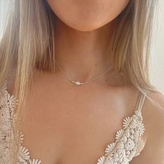 ✧ T H E - 9 2 5 - P E A R L - N E C K L A C E ✧ ✧ Pretty and timeless multi pearl bar design.   ✧ 925 Sterling silver dainty curb chain  ✧ Chain lengths include 14, 16, 18 and 20 inch options, to be selected from the dropdown list. Model wears 14" length.  ✧ Please note selected chain length does not include bar. No extender chain, this is designed to be worn at one length.  ✧ Please read! All pearls/necklaces will vary slightly in due to freeform style. Please see images and expect variations. Mother's Day Sterling Silver Pearl Necklace, Sterling Silver Charm Necklace With Delicate Chain For Birthday, Delicate Chain Birthstone Necklace For Wedding, Delicate Silver Charm Necklaces For Birthday, Silver Charm Necklaces With Delicate Chain For Birthday, Dainty Delicate Chain Jewelry For Birthday, Silver Necklaces With Delicate Chain For Birthday, Delicate Sterling Silver Birthstone Necklace For Wedding, Silver Birthstone Necklace With Delicate Chain For Anniversary