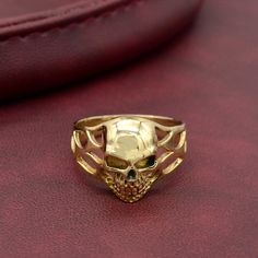 * Free Surprise Gift on Purchase of 1 Product. * Purchase of 4 Product and Get 2 Rings Free Gifts. Product :- Ring Material :- Brass Size :- All Size Available  Memento Mori Ring, Wide Skull Ring, Gothic Skull Ring, Gold Skull Ring, Multi skull ring, Halloween gift, Handmade Gift item, Women ring ,  * All our products are handmade and we make them as you see in the    photography but because of handmade There may be a slight difference in them * Handling Time: We take handling time of 1-3 Business Day from the date of receipt of the payment * Shipping Services: The shipping company takes 5-15 business days to deliver the product to US and most of other countries       For any queries Please feel free to message us. * Normally we respond in maximum 24 hours. * Gift packaging is available on Memento Mori Ring, Gothic Ring, Biker Rings, Gold Skull, Tiny Rings, 2 Rings, Gothic Rings, Gothic Skull, Midi Ring