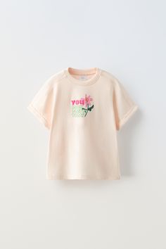 Flower Text, Text T Shirt, Cardigan Sweater Jacket, Zara Kids, Baby Outfits, Knitwear Cardigan, Girls Clothes, Dress Cuts, Shirt Skirt