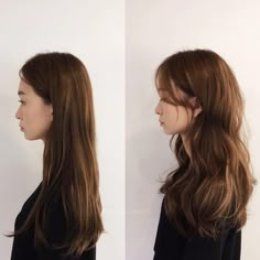 Korean Long Hair, Permed Hairstyles, Grunge Hair, Aesthetic Hair, Perm, Hairstyles With Bangs