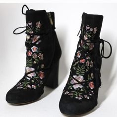 Sam Edelman Winnie Embroidered Suede Ankle Boots Size 7 1/2 Beautiful Embroidery, Always Got Compliments On Them. Suede Ankle Boots, Sam Edelman Shoes, Beautiful Embroidery, Sam Edelman, Bootie Boots, Ankle Boots, Size 7, Women Shoes, Embroidery