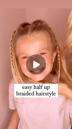 Easiest Hairstyles, Easy Toddler Hairstyles, Girls Hairdos, Picture Day Hair, Easy Hairstyles For Kids, Girls Hairstyles Easy, A Hairstyle, Shorter Hair