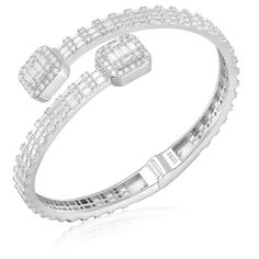 tennis bracelets Diamond Ice, Diamond Tester, Cuff Bangle Bracelet, Diamond Bangle, Hip Hop Jewelry, Tennis Bracelet Diamond, Baguette Diamond, Cuff Bangles, Moissanite Diamonds