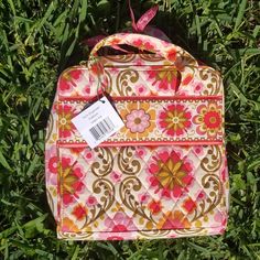 Tech/ Makeup Bag. Nwt, Retired Folkloric Print. Stored In A Container In A Dry, Smoke Free Environment. Tech Makeup, Vera Bradley Duffle Bag, Vera Bradley Lunch Bags, Orange Backpacks, Tech Bag, Vera Bradley Bag, Green Purse, Vera Bradley Wallet, Coin Purse Wallet