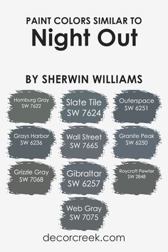 some gray paint colors that are all over the place