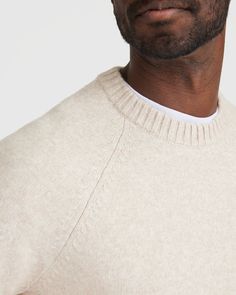 The classic crew neck sweater, updated with a perfect fit and an ultra-soft lived-in feel. Ribbed cuffs and detailing add a sporty touch over any crew neck tee, or pair with a polo for a more polished look. Features: Perfect fit Ultra-soft Ribbed cuffs, collar, and bottom band 48% Polyester/32% Acrylic/20% Nylon Fit: Athletic fit with room to layer Fitted in arms and shoulders Runs large, size down Model is 6'2" and wearing size M Comfortable Crew Neck Sweater With Ribbed Cuffs, Cream Ribbed Crew Neck Sweater, Sporty Beige Sweater With Ribbed Cuffs, Cream Crew Sweater With Ribbed Cuffs, Beige Crew Neck Sweater, Everyday Crew Neck Sweater With Ribbed Cuffs, Classic Crew Neck Knit Sweater, Beige Cozy Fit Crew Neck Sweater, Cozy Fit Basic Crew Neck Sweater