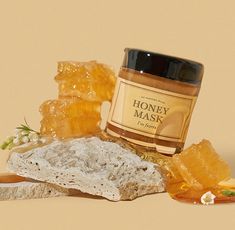 What it is: This I'm From Honey Mask is a premium wash-off mask contains 46.44g (38.7%) of natural Jirisan honey to offer deep moisturization and nourishment. Real honey makes the skin supple while also providing elasticity and soothing care. The mask also effectively removes whiteheads and provides exfoliation create the look of a clear complexion. The mask is designed to supply nutrients for sensitive, dry and irritated skin from various external stress. How to use: 1) After cleansing, apply a I'm From Honey Mask, Honey Skin Care, Skincare Lifestyle, Skincare Company, Real Honey, Dry Brittle Hair, Honey Mask, Honey Benefits, Macadamia Nut Oil