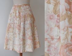 "IF YOU WANT TRACK NUMBER PLEASE CONTACT ME BEFORE ORDERING! Waist 68 cm - 26,77\" Hips 100 - 39,37\" Length 60,5 cm - 23,81\" The skirt is lined 2 front pockets Zipper in the back Very good vintage condition N4" Spring Vintage Skirt For Vintage Fashion, Vintage Fashion Skirt For Spring, Spring Vintage Fashion Skirt, Vintage Full Skirt With Pockets, Vintage Full Skirt In Beige, Vintage Lined Skirt For Spring, Vintage Spring Lined Skirt, Vintage Full Skirt For Spring, Vintage Beige Cotton Skirt