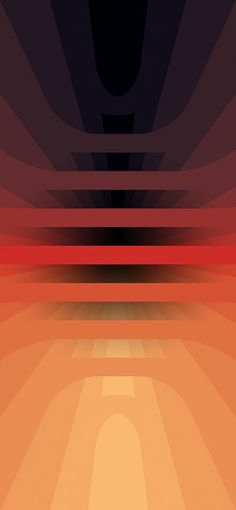 an orange and black abstract background with lines