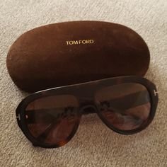 Unisex Tom Ford Brownish Black Sunglasses Were Bought From Saks Fifth Avenue In Somerset Collection In Troy Michigan. Original Price $540 Plus Tax. They're In Immaculate Shape. Like New. Will Include Original Case And Dust Cloth With Purchase. Troy Michigan, Ford Accessories, Tom Ford Sunglasses, Black Sunglasses, Colored Sunglasses, Somerset, Tom Ford, Saks Fifth, Saks Fifth Avenue