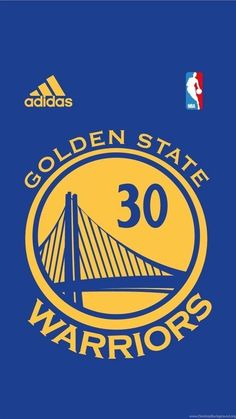 the golden state warriors logo on a blue background