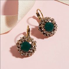 3/$30 Gold Green Stone Rhinestones Earrings Brand New - Boutique Item - Bundle & Save! - 3 /$30 Jewelry & Accesories (Items Over $20 Excluded) - Material: Alloy - Fast Shipping Other Listings: Wedding Anniversary Birthday Celebration Bridal Engagement 10k 14k 18k Vintage Drop Dangle Jewelry Lariat Pink Flower Daisy Sapphire Emerald Platinum Rose Gold Stone Prom Hoop Solitaire 925 Sterling Silver Mom Daughter New Gift Pendant Wife Fine Gemstone Rhinestone Girlfriend Christmas Holidays Green Wedding Jewelry, Earrings Party Wear, Emerald Green Earrings, Crystal Stud Earrings, Rhinestone Studs, Green Earrings, Rhinestone Jewelry, Earrings Vintage, Rhinestone Earrings