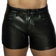 Season:Spring; Fabric:Faux Leather; Gender:Men's; Style:Streetwear,Stylish,Chic  Modern; Occasion:Going out,Casual,Daily,Holiday; Fit Type:Regular Fit; Function:Comfort,Breathable; Waistline:Mid Waist; Pattern:Plain; Design:Pocket; Pants Type:Faux Leather Shorts,Casual Shorts,Shorts; Fly Type:Button,Zipper; Front page:FF; Listing Date:02/14/2023; Production mode:External procurement; Hips:; Length:; Waist: Leather Shorts Men, Short Cuir, Faux Leather Shorts, Daily Holidays, Shorts Casual, Leather Shorts, Type Of Pants, Sport Fashion, Mens Bottom