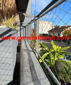 an image of a fenced in area with plants