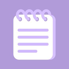 a purple and white calendar icon on a purple background