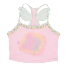 soft girl aesthetic angel wings top boogzel clothing Aesthetic Angel Wings, Pink Angel Wings, Retro Summer Outfits, Aesthetic Angel, Harajuku Aesthetic, Pink Angel, Y2k Party, Pastel Goth Fashion, Baby Tees Y2k