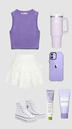 Outfit Picker, Preppy Purple, Preppy Clothing, Preppy Inspiration, Casual Outfits For Teens