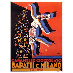 a poster for the circus caramele ciocolato and baratti e milano