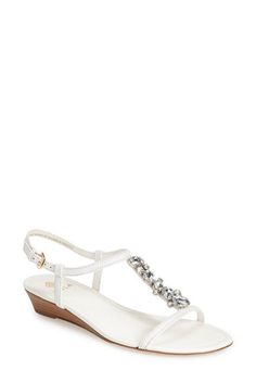 ISOLA Women's "Trista" T-strap Jeweled Sandal - ShooDog.com Jeweled Sandals, Sofft Shoes, Strap Sandals Women, T Strap Sandals, Dress Sandals, Sandal Women, T Strap, Boot Sandals, Casual Boots