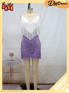 Women's Party Dress Autumn Straps Sexy V-neck Tassel Club Dress Party Mini Dress With Fringe, Party Season Fringe Mini Dress For Date Night, Fringe Mini Dress For Date Night And Party Season, Glamorous V-neck Fringe Dresses, Club Mini Dress With Fringe For Party Season, Fitted V-neck Flapper Dress For Party, Spring Party Mini Dress With Beaded Fringe, Fringe Mini Flapper Dress For Parties, Party Fringe Mini Flapper Dress