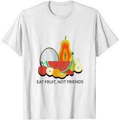 Fruit T-shirt, Fruit T-shirt Funny Graphic Design T-shirt With Relaxed Fit, Funny Graphic T-shirt With Relaxed Fit, Funny Graphic Crew Neck Shirt, Funny Graphic Crew Neck T-shirt, Funny Graphic Short Sleeve Tops, Novelty Funny Print T-shirt For Streetwear, Funny Short Sleeve Tops With Graphic Design, Funny Graphic Design Short Sleeve Tops, Novelty Short Sleeve Shirt With Graphic Print