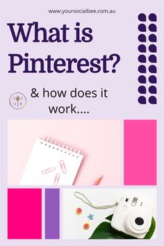 an advertisement with the words what is pinterest and how does it work?