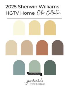 the color scheme for sheryln williams's hgtv home color collection