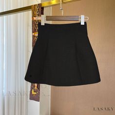 Lasaky - High-Waisted Pencil Skirt with Built-in Shorts for Cross-Chafe Protection and Modest Coverage Short Pollera, Silk Midi Skirt, Skirts Midi High Waisted, High Waisted Pencil Skirt, Body Con Skirt, Types Of Skirts, Wrap Skirt, A Line Skirt, A Line Skirts