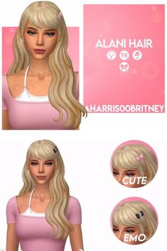 #fashion, #style, #hairstyles, #beauty, #haircare Sims 4 Long Hair Bangs, Sims 4 Long Wavy Hair, Sims 4 Lesbian Cc, Long Wavy Hair With Bangs, Wavy Hair With Bangs, Swept Fringe, Sims 4 Cc Hair, Female Sims, Cc Packs