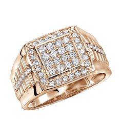 Item Code: 406920_white_6&#44 Mens Diamond Pinky Rings, Diamond Pinky Ring, 1 Carat Diamond Ring, Rose Gold Square, Pinky Rings, Mens Pinky Ring, Mens Diamond Wedding Bands, Yellow Gold Wedding Ring, Yellow Gold Wedding Band