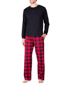 in stock Black Cotton Sleepwear For Winter, Black Relaxed Fit Sleepwear For Winter, Black Cotton Sleepwear For Fall, Pajama Day, Plaid Pajama, Plaid Pajama Pants, Red Buffalo Plaid, Comfortable Pajamas, Mens Pajamas Set